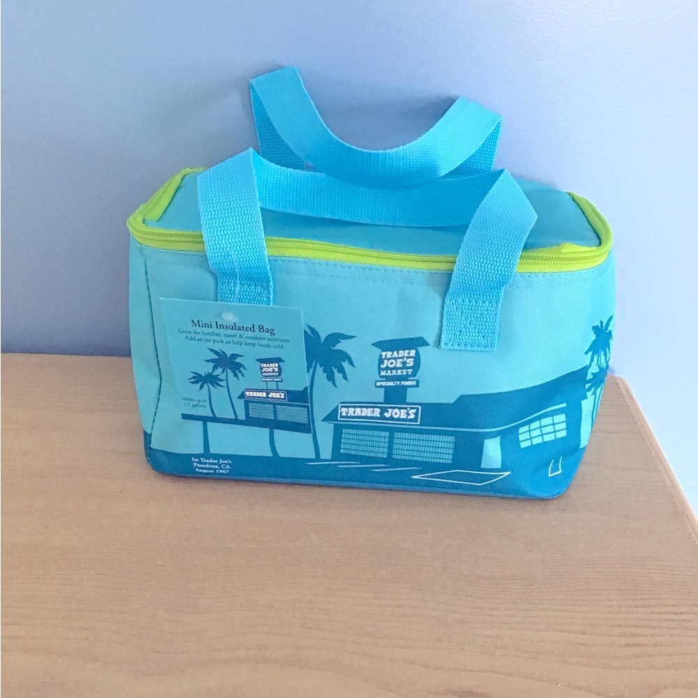 NWT Trader Joe's Blue Insulated Bag